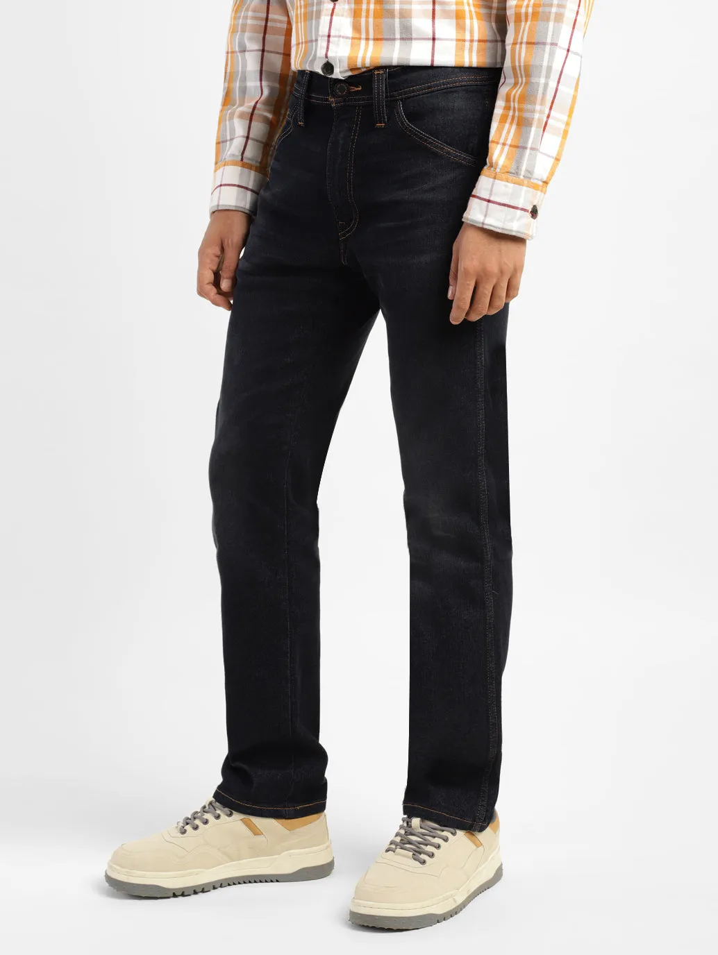 Men's 513 Black Slim Straight Fit Low Rise Jeans