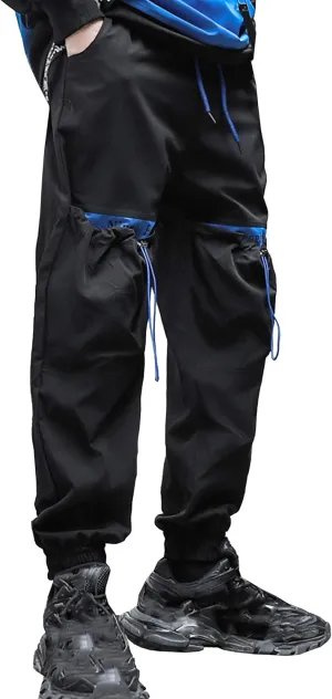 Men's Boys Techwear Punk Jogger Pants