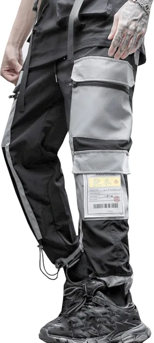 Men's Boys Techwear Punk Jogger Pants