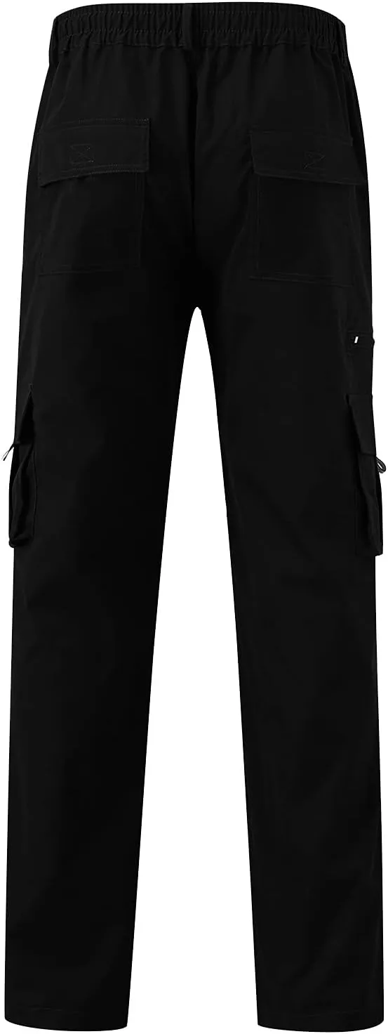 Men's Casual Pants with Multiple Pockets Camo Mens Joggers Sweatpants Corduroy Pants For Young Men Long Plaid Pajama Pants
