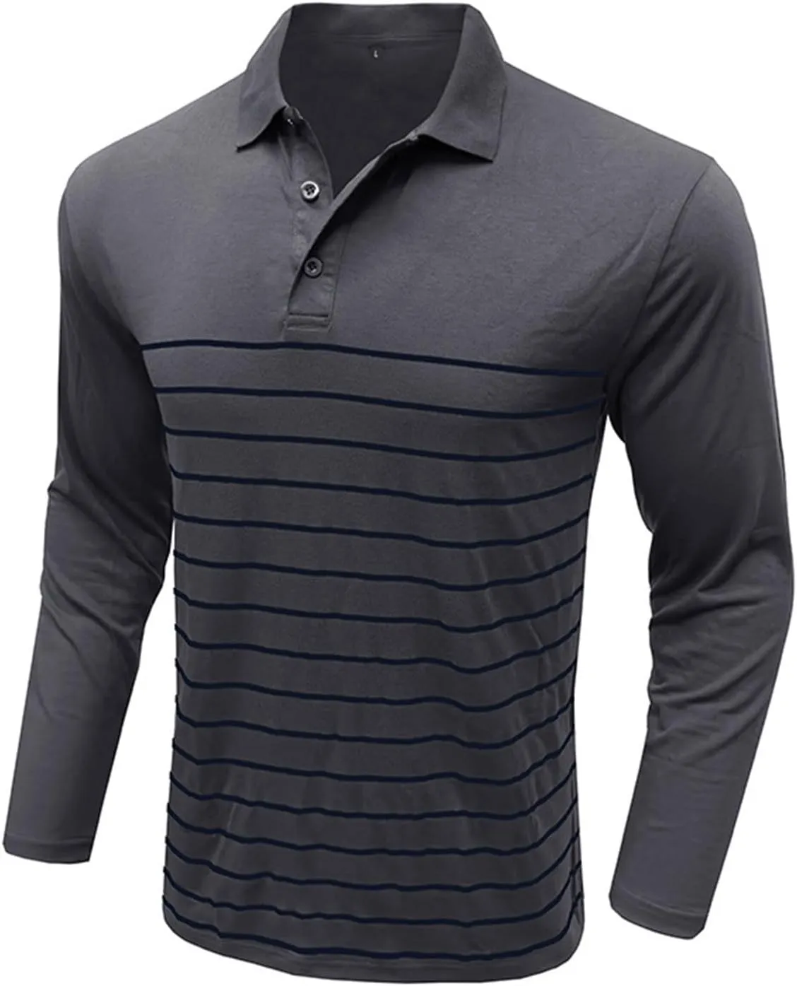 Men's Casual Round Neck Long Sleeve Pullover Printed T-Shirt Blouse Tops, 2024 Tall and Big Mens Tops Fall Trendy