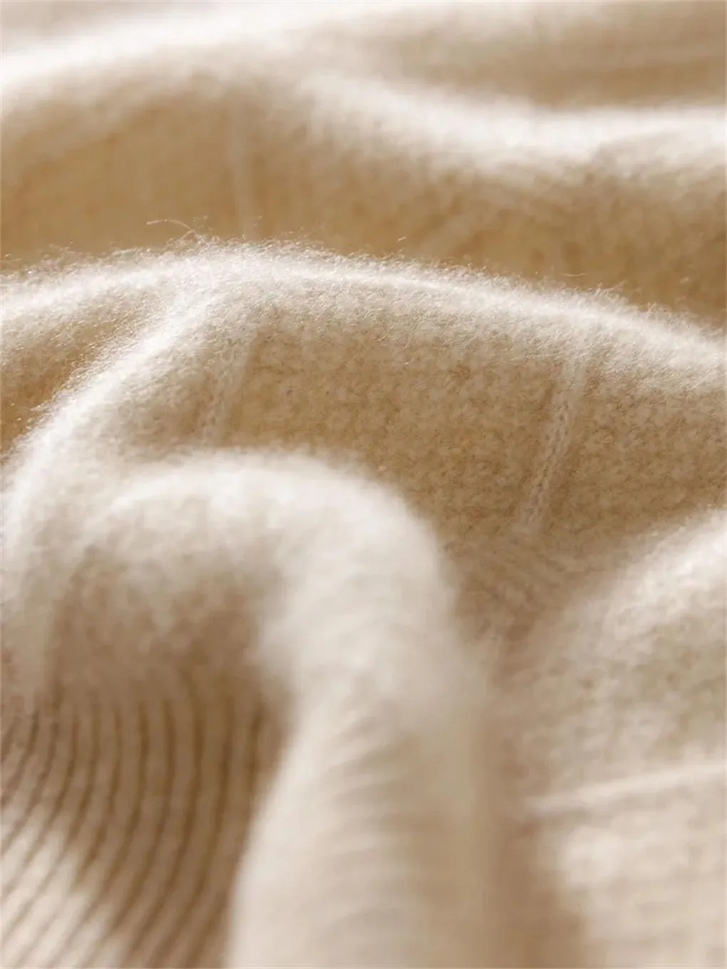 Men's Crewneck Wool Pullover Sweater Long Sleeve Knitwear Sweater Casual Relax Fit Jumper Tops