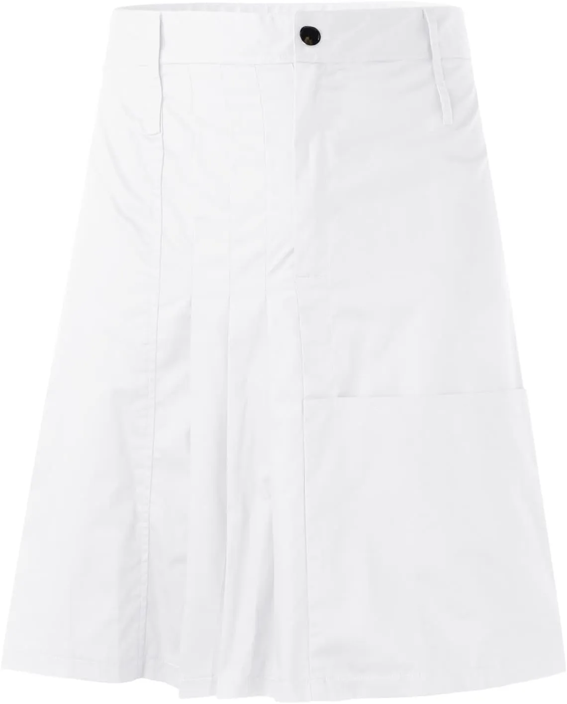 Mens Fashion Pleated Skirt Casual Skirt Skirt Scottish Style Retro Solid Pocket Pleated Skirt