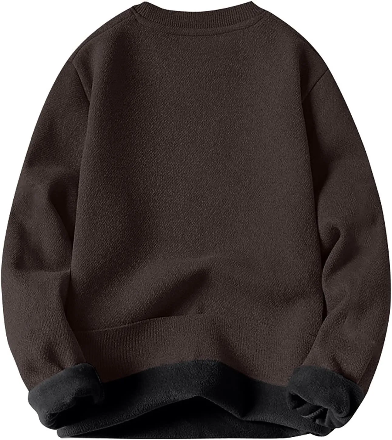 Mens Pullover Sweater,Crewneck Knitted Sweater Colorblock Slim Knitwear Casual Long Sleeve Tops