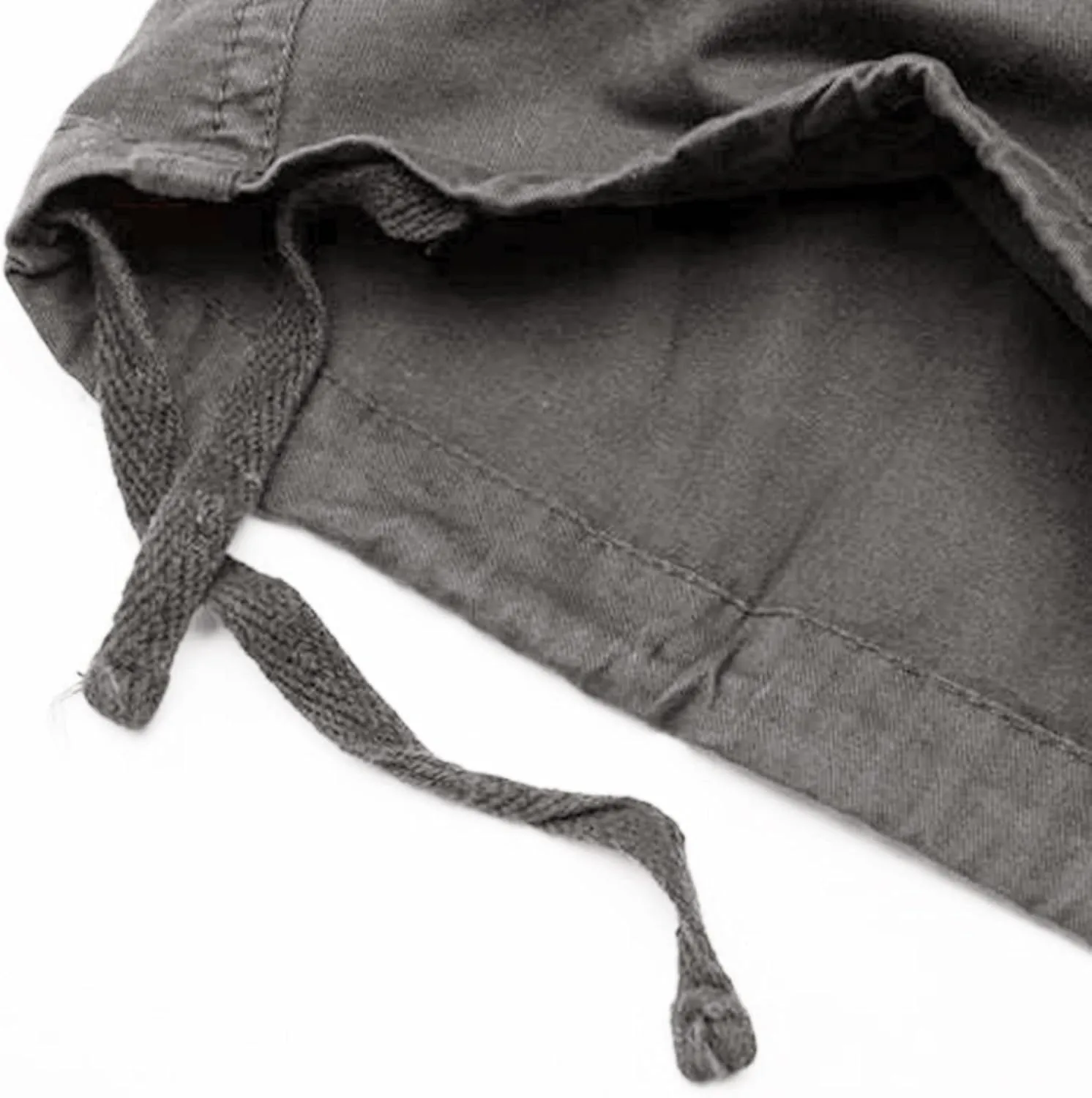 Men's Stretch Cargo Shorts Lightweight Casual Drawstring Gym Shorts Classic Relaxed Fit Summer with Pockets