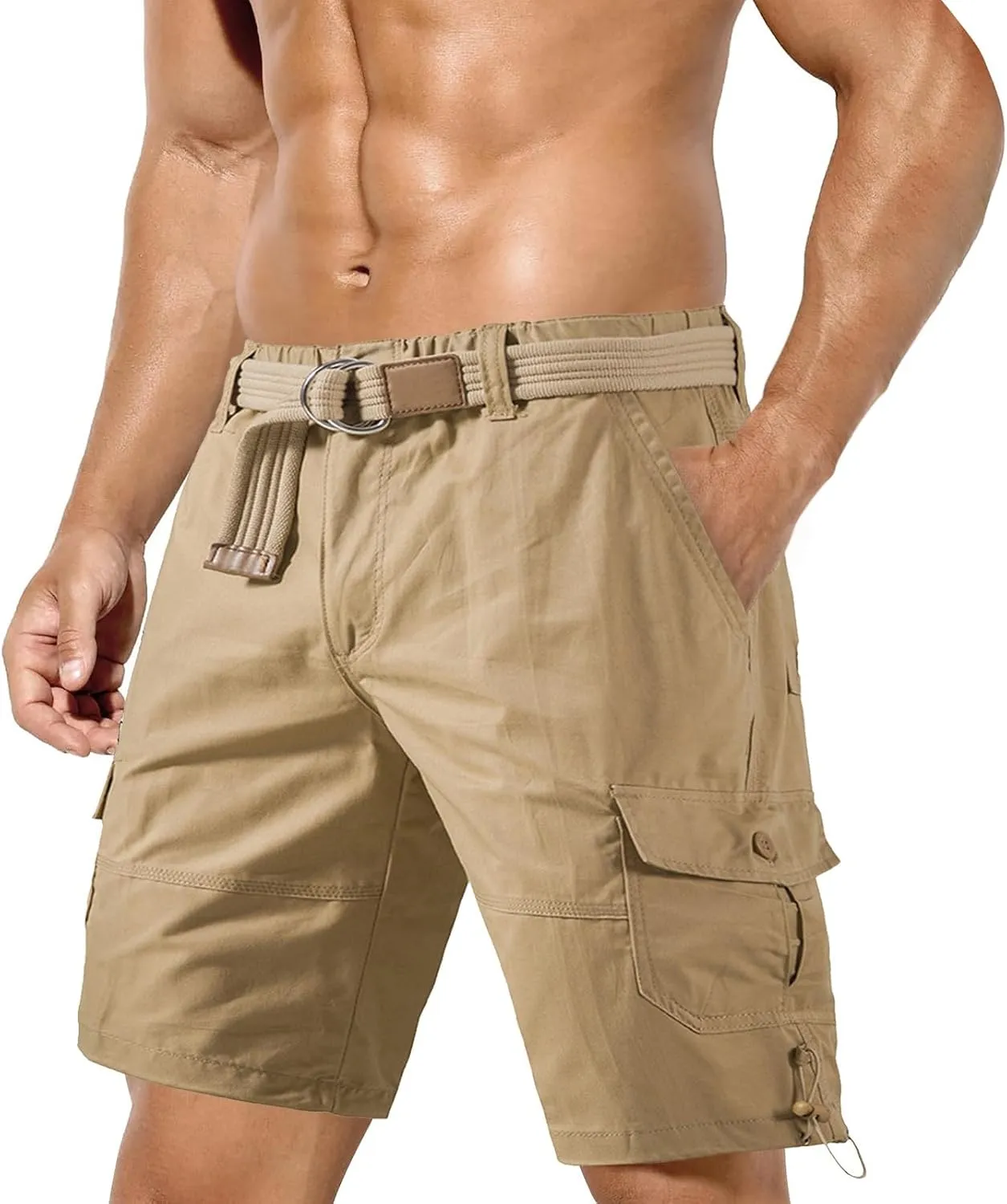 Mens Summer Athletic Shorts Outdoor Casual Work Out Shorts Gym for Hiking Tactical Camping Travel Short Pants