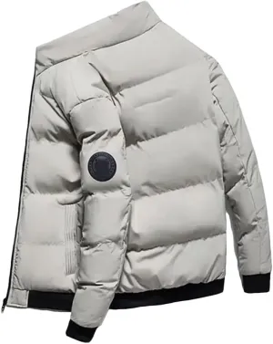 Men's Thickened Down Cotton-Padded Coat Short Style Jacket Windproof Warm Down Jacket