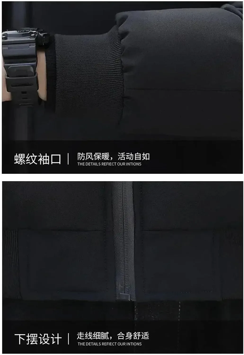 Men's Thickened Down Cotton-Padded Coat Short Style Jacket Windproof Warm Down Jacket