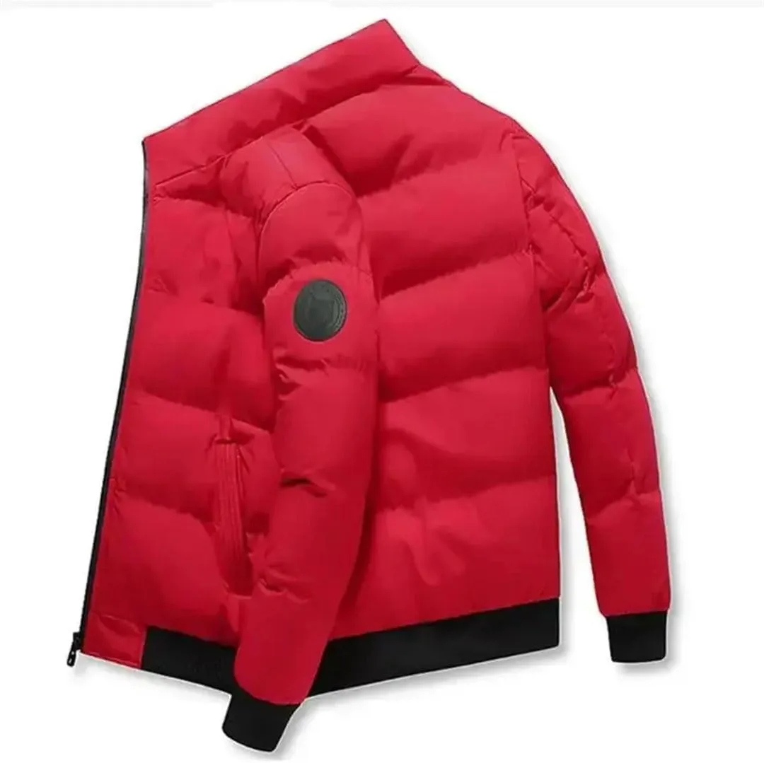 Men's Thickened Down Cotton-Padded Coat Short Style Jacket Windproof Warm Down Jacket