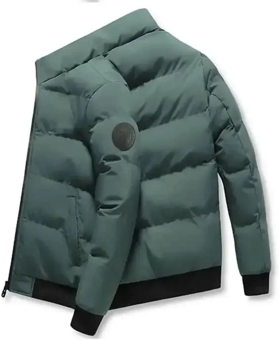 Men's Thickened Down Cotton-Padded Coat Short Style Jacket Windproof Warm Down Jacket
