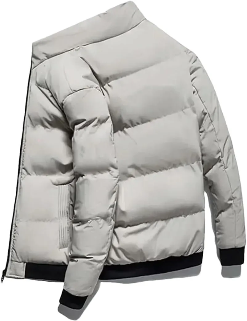 Men's Thickened Down Cotton-Padded Coat Short Style Jacket Windproof Warm Down Jacket