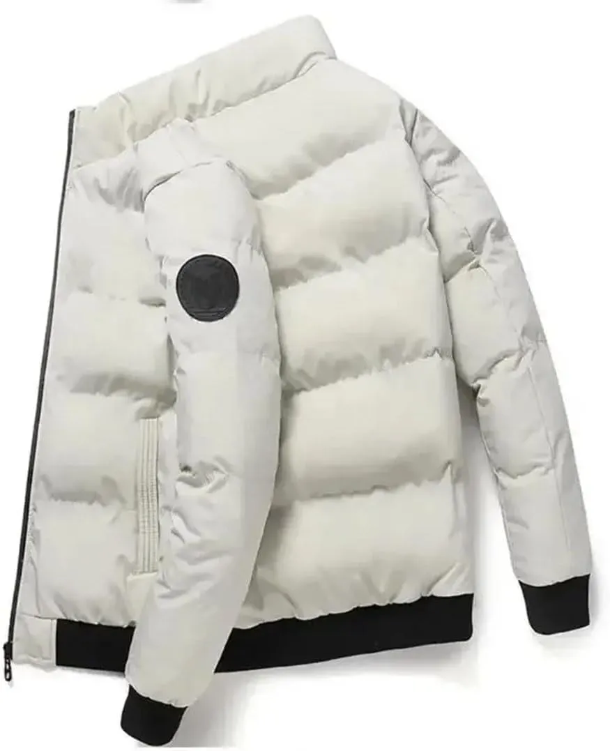 Men's Thickened Down Cotton-Padded Coat Short Style Jacket Windproof Warm Down Jacket