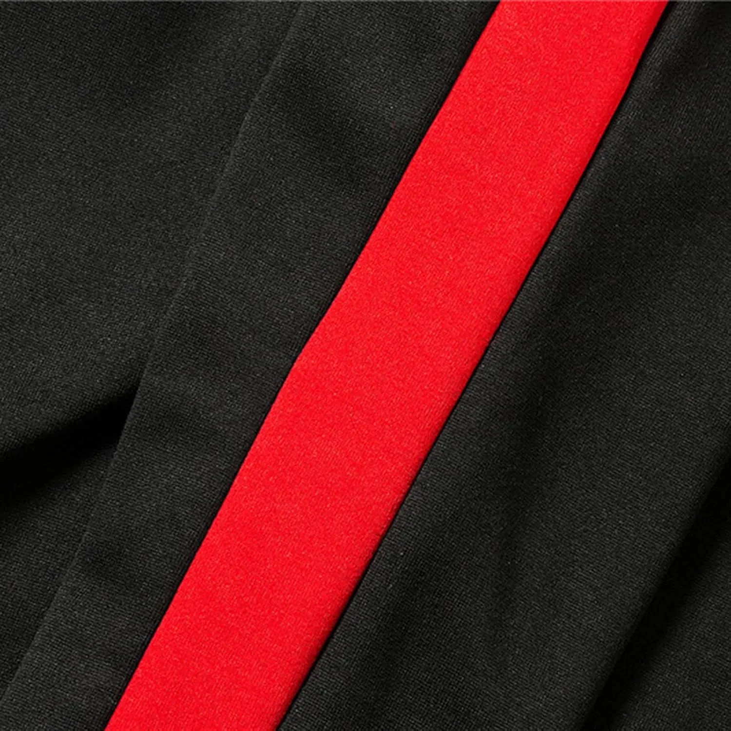 Mens Track Pants Casual Color Block Side Stripe Sweatpants Elastic Waist Slim Fit Tapered Sweat Pants Workout Joggers
