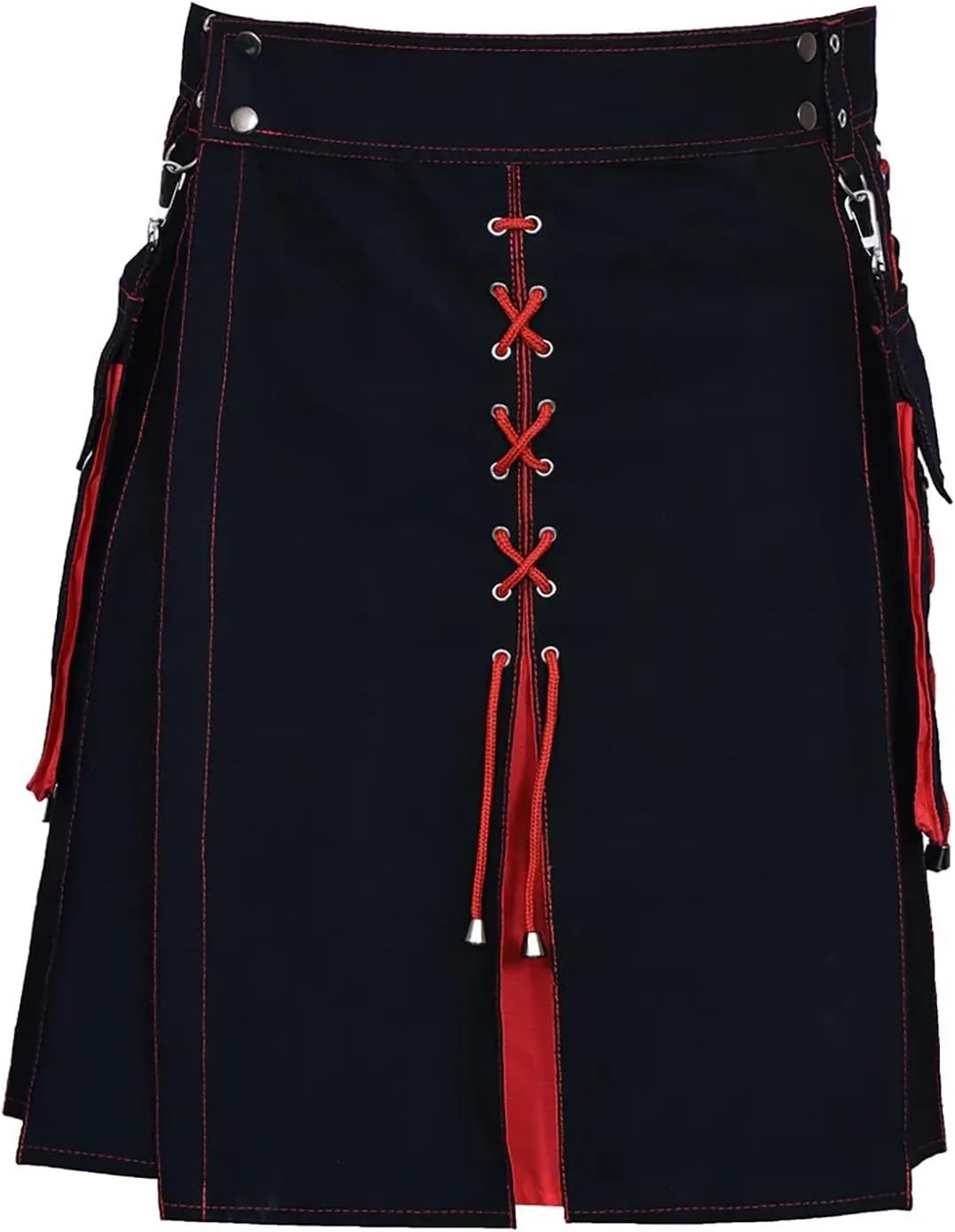 Mens Utility Kilts Scottish Traditional Highland Kilt Tartan Utility Kilts Plaid Modern Kilt Shorts Pleated Skirt