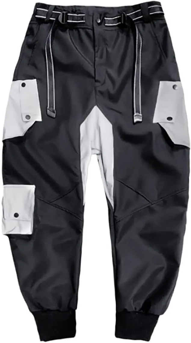 Men's Women Cargo Techwear Cyberpunk Jogger Harem Streetwear Pants