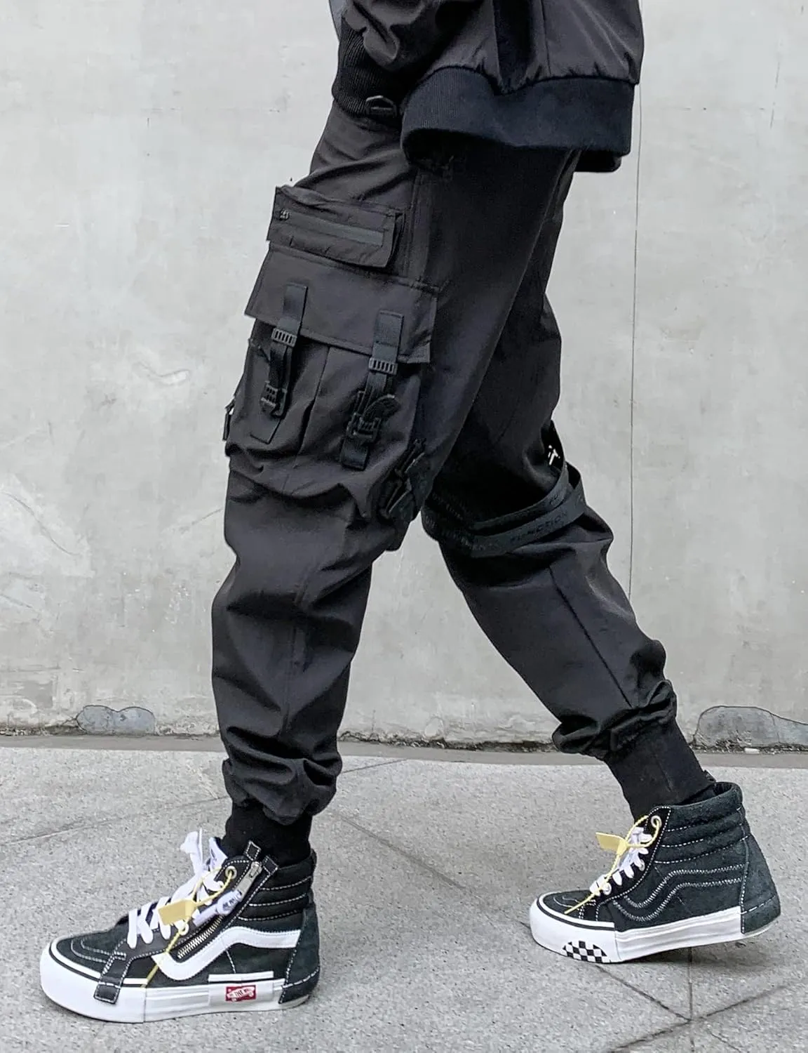 Men's Women Techwear Drawstring Punk Jogger Harem Pants