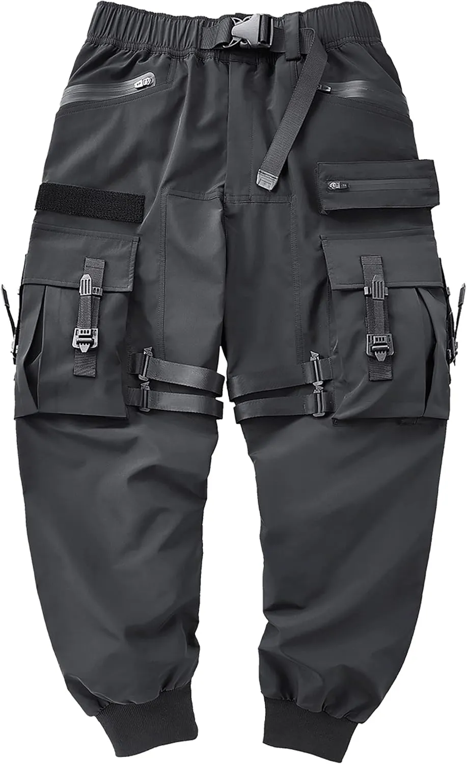 Men's Women Techwear Drawstring Punk Jogger Harem Pants