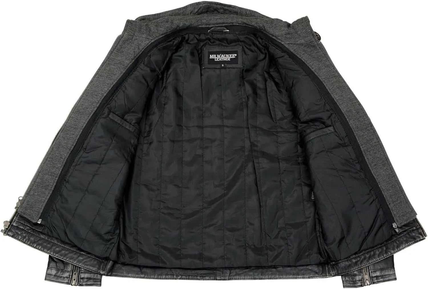 Milwaukee Leather Premium Men's Leather Fashion Casual Jackets and Coats with Hoodie | SFM