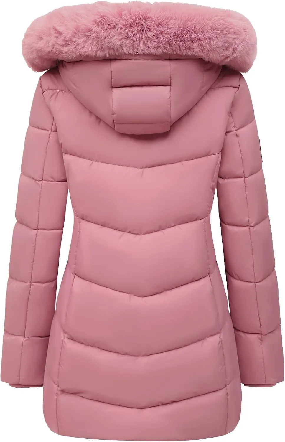 MOERDENG Women's Winter Windproof Warm Down Coats Waterproof Thicken Hooded fashions Puffer Jacket