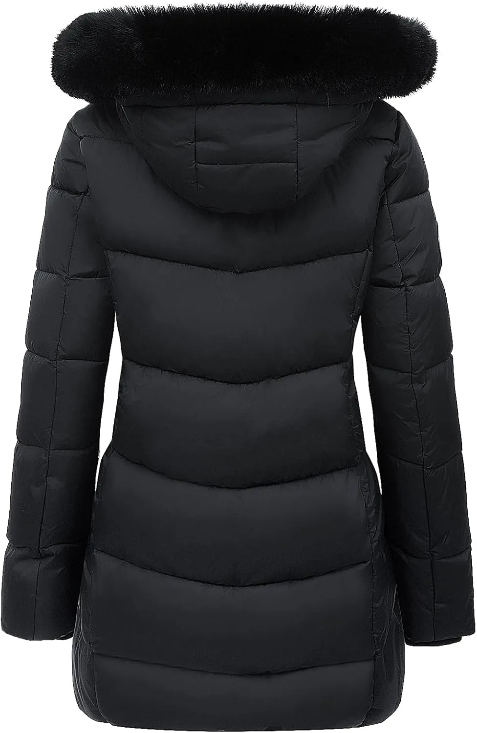 MOERDENG Women's Winter Windproof Warm Down Coats Waterproof Thicken Hooded fashions Puffer Jacket
