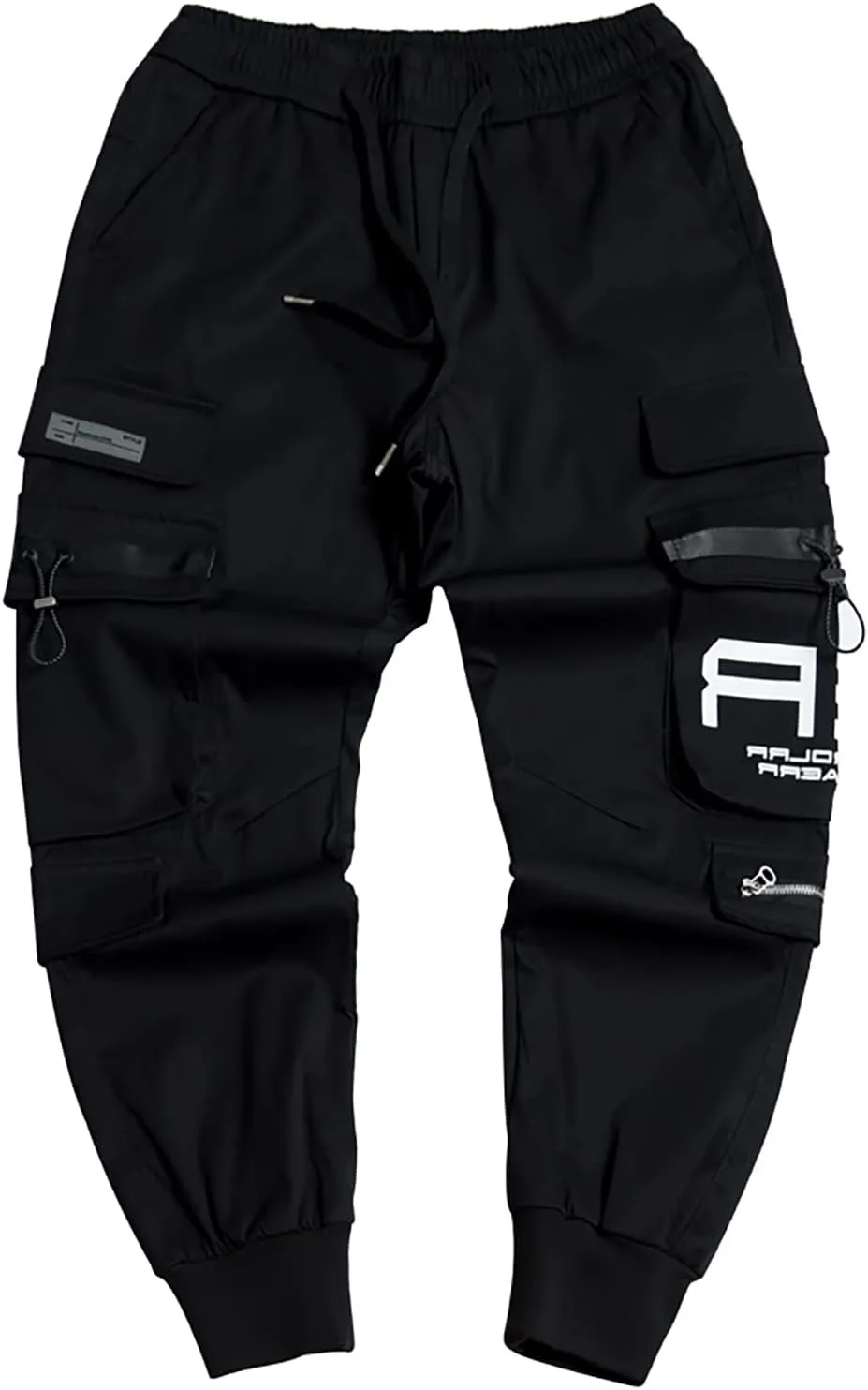 MOKEWEN Men's Motorcycle Techwear Jogger Cargo Pants with Pockets
