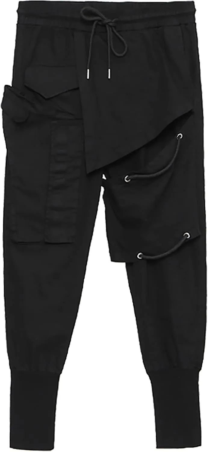 MOKEWEN Men's Women Streetwear Joggers Tech Novelty Pants