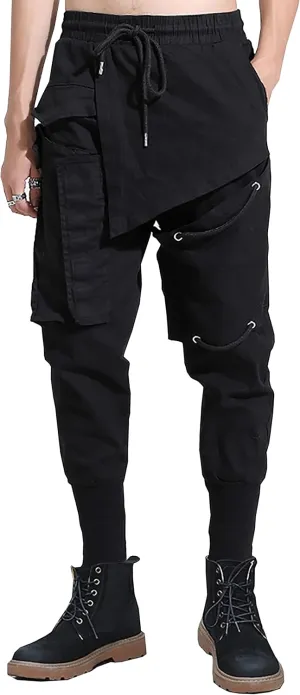 MOKEWEN Men's Women Streetwear Joggers Tech Novelty Pants