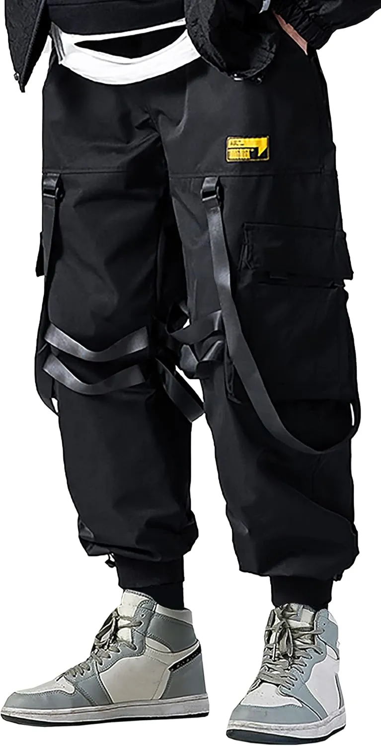 MOKEWEN Men's Women Streetwear Joggers Tech Novelty Pants