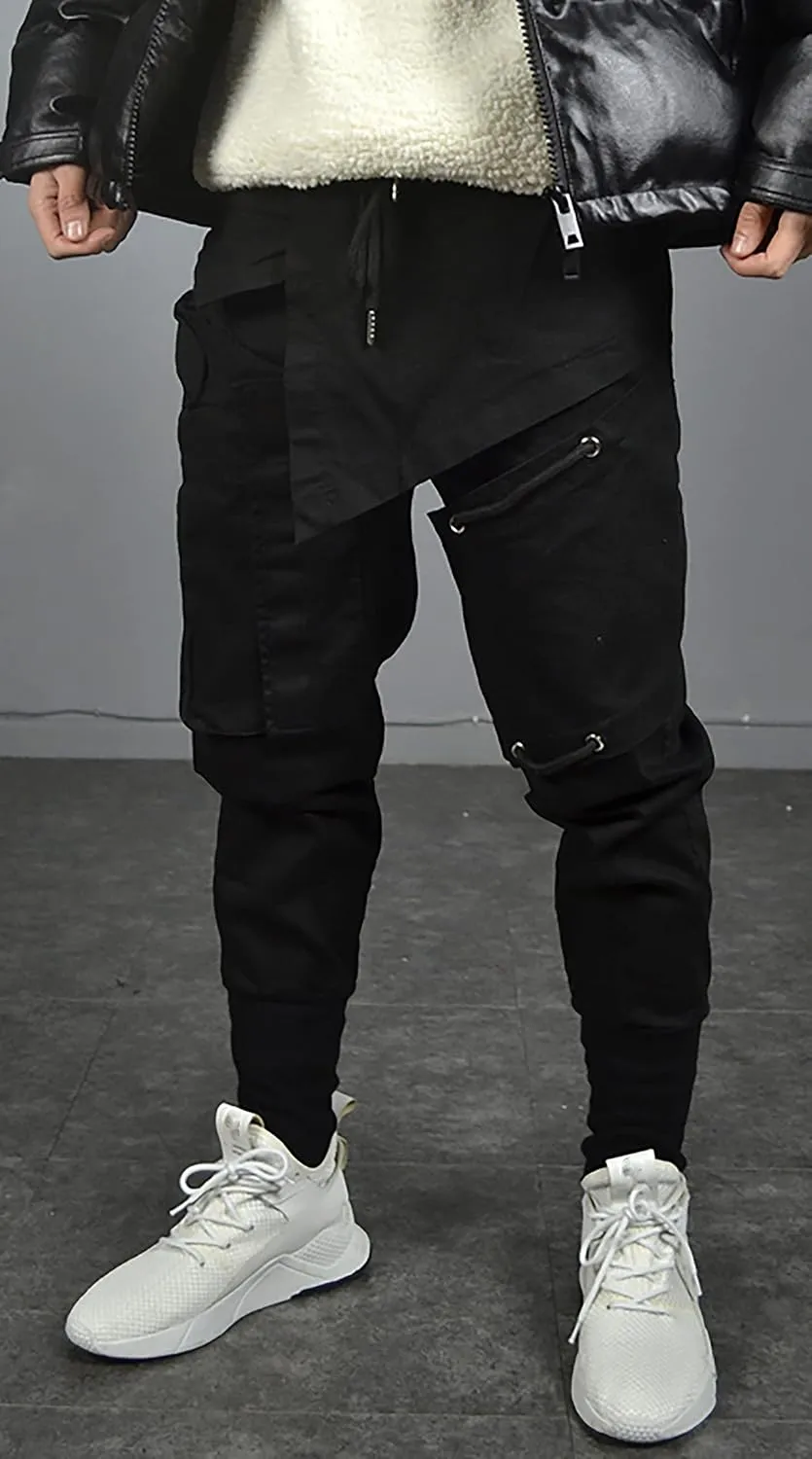MOKEWEN Men's Women Streetwear Joggers Tech Novelty Pants