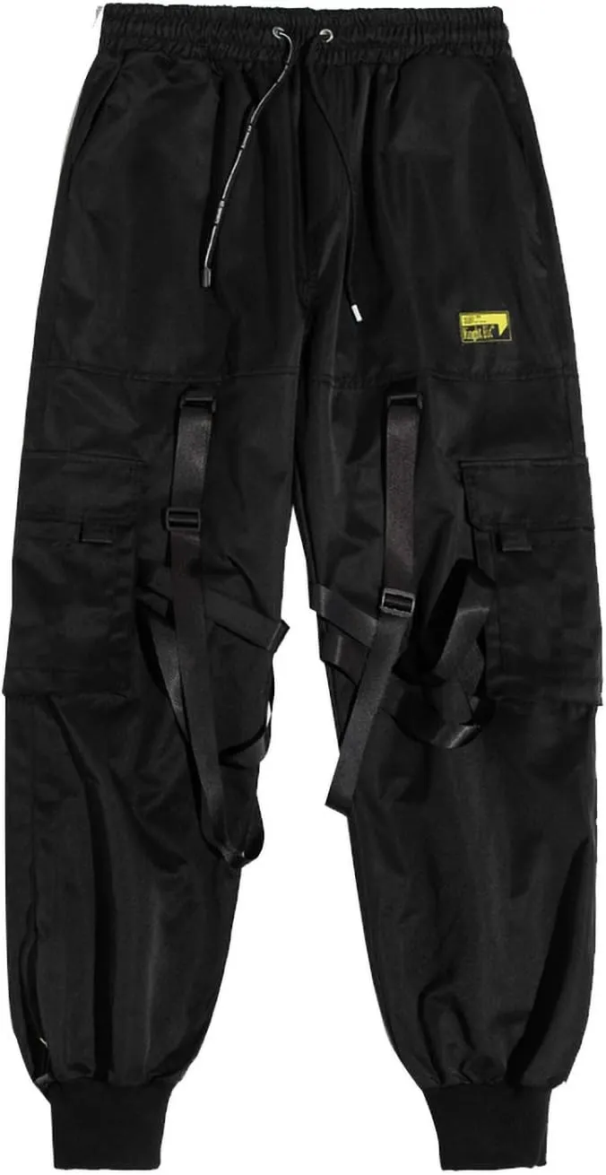 MOKEWEN Men's Women Streetwear Joggers Tech Novelty Pants