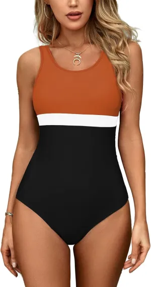MOLYBELL Women's Athletic One Piece Swimsuit