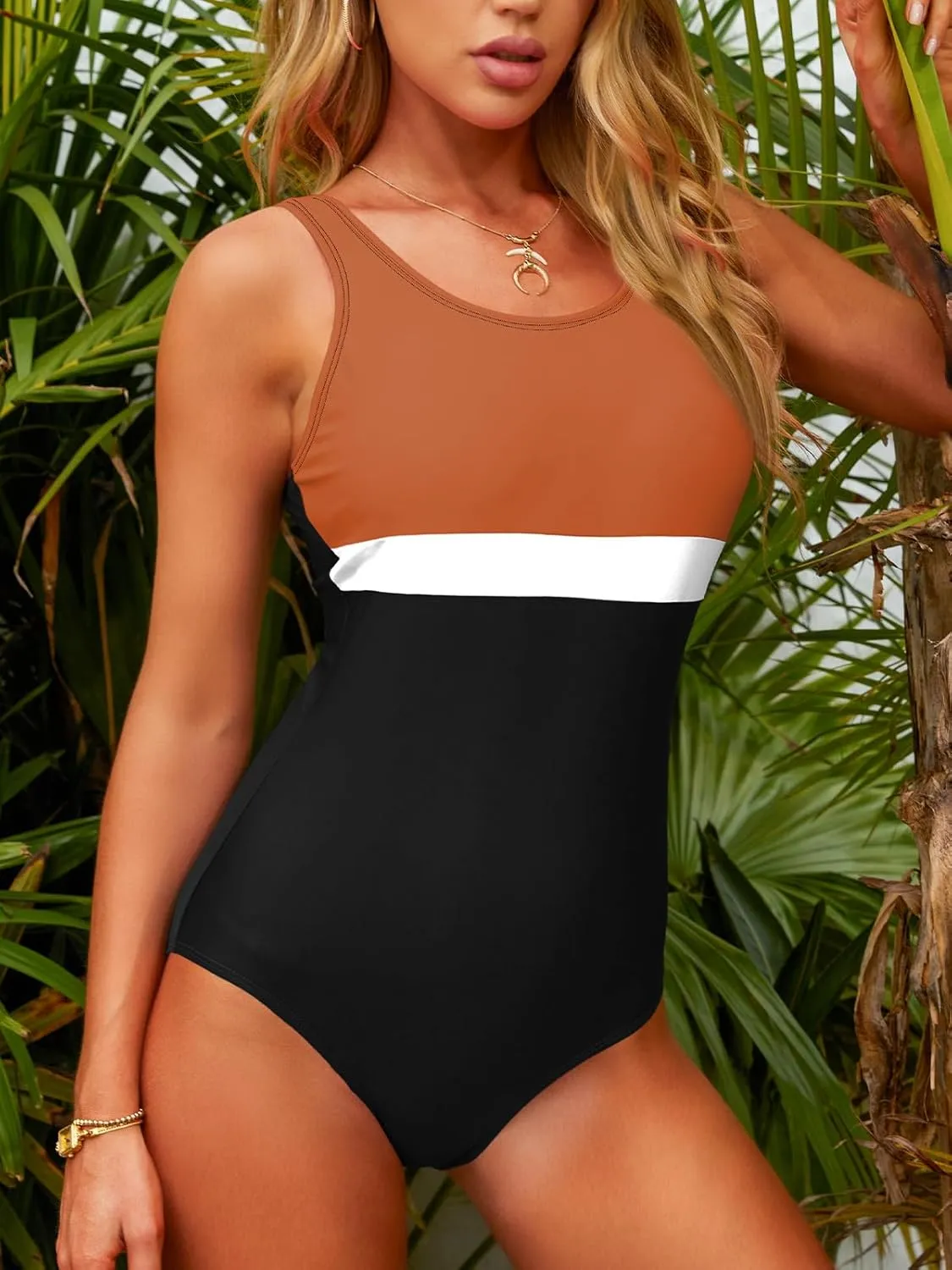 MOLYBELL Women's Athletic One Piece Swimsuit