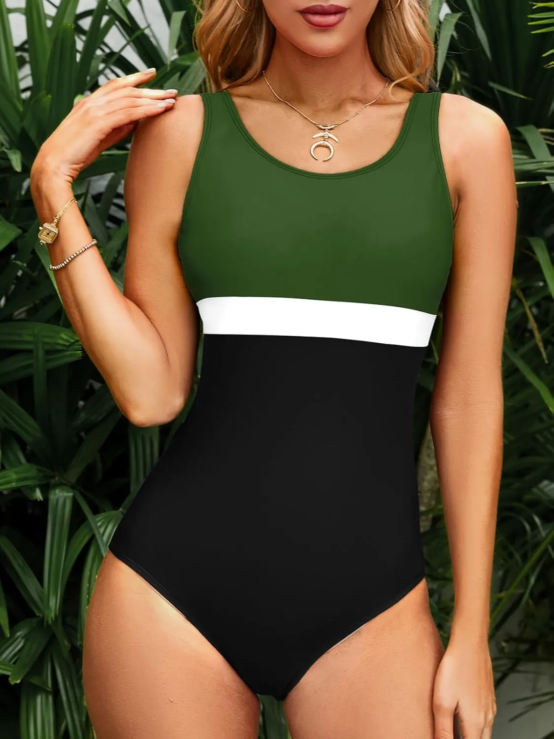 MOLYBELL Women's Athletic One Piece Swimsuit