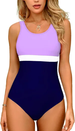 MOLYBELL Women's Athletic One Piece Swimsuit