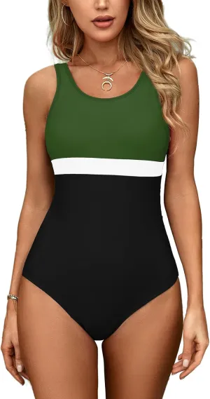 MOLYBELL Women's Athletic One Piece Swimsuit
