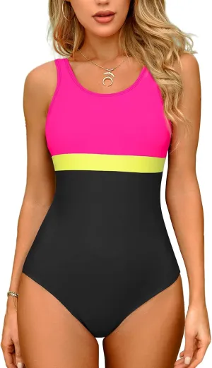 MOLYBELL Women's Athletic One Piece Swimsuit