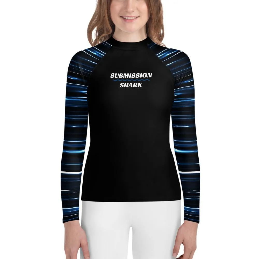 Neptune Nights ~ Youth Rash Guard *