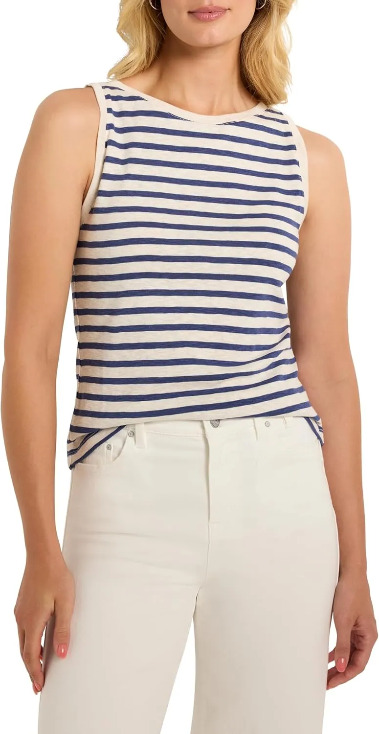 NIC ZOE Women's Striped Boat Tank