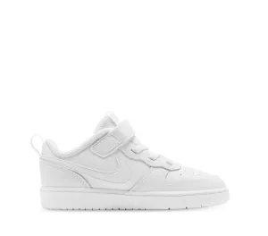 NIKE INFANT COURT BOROUGH LOW 2 - WHITE/WHITE - WHITE