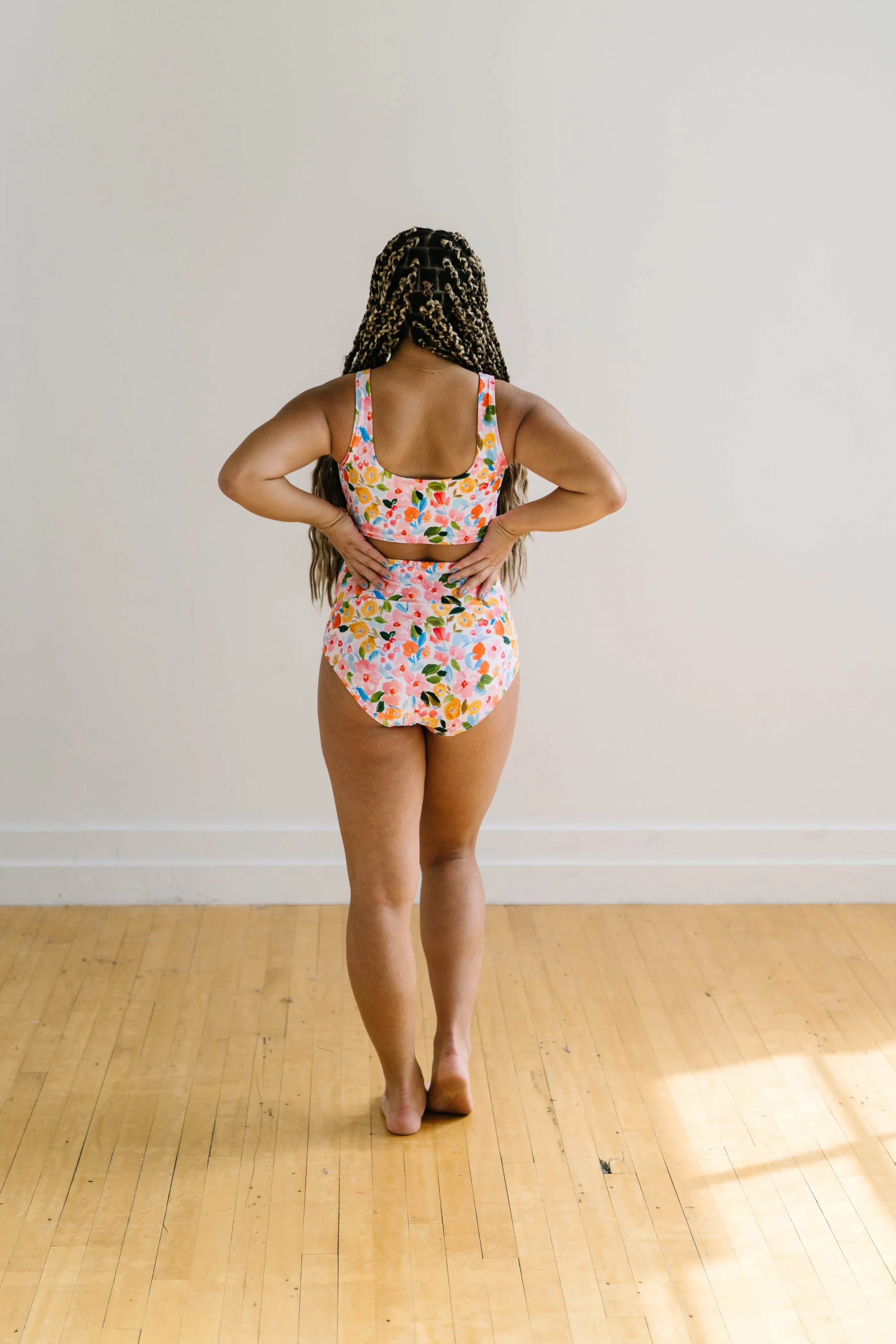 Oasis Bikini Top - Watercolor Floral