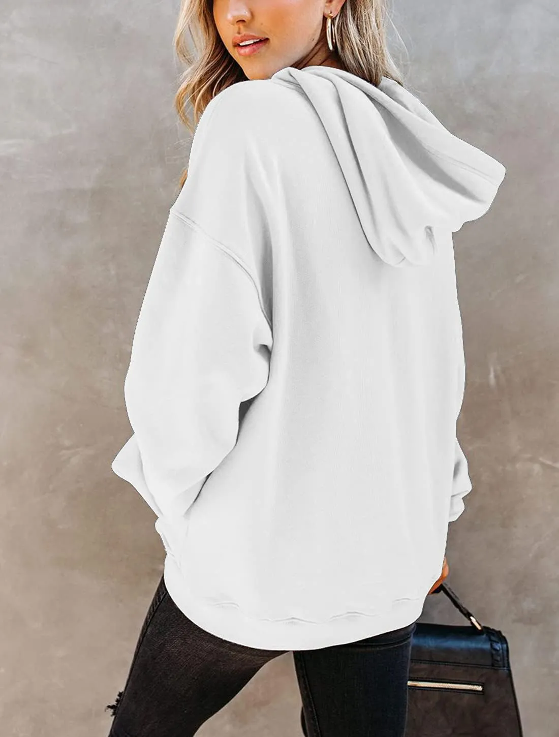 Orchidays Women's Casual Pocket Hoodies Long Sleeve Fashion Drawstring Pullover Tops