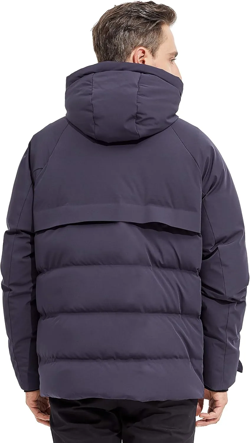 Orolay Men's Down Jacket with Adjustable Hood
