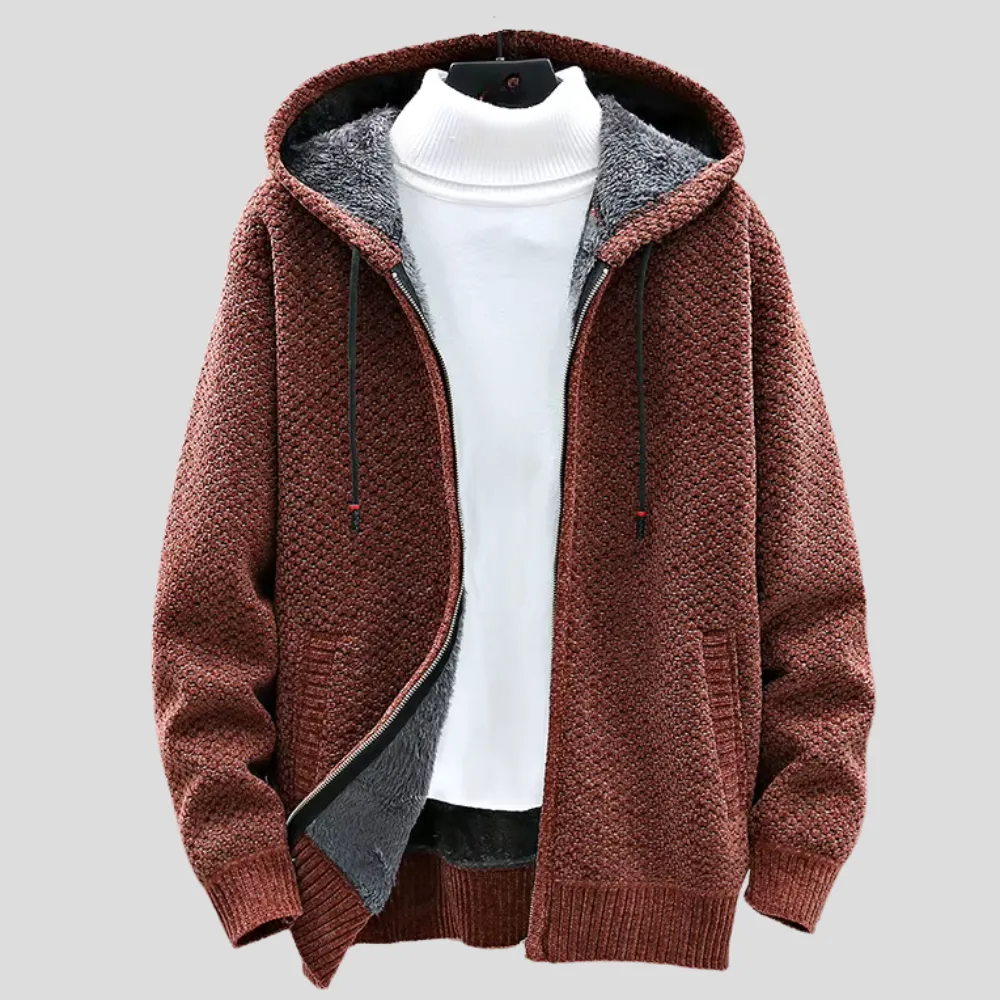 Oslo Knit Sweater with Hood