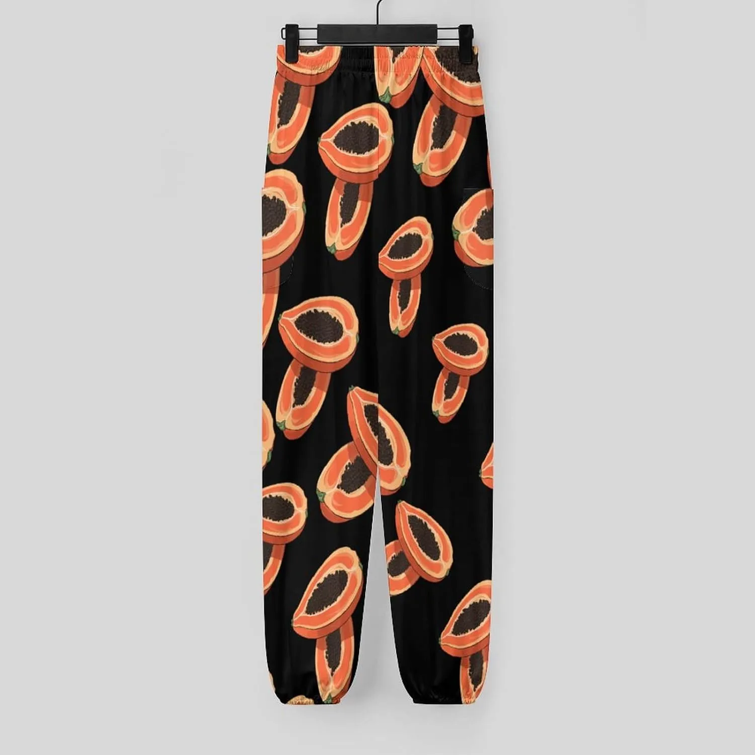 Pawpaw Fruits Women's Harem Pants Lightweight Yoga Pants Beach Pants Dance Trousers with Pockets