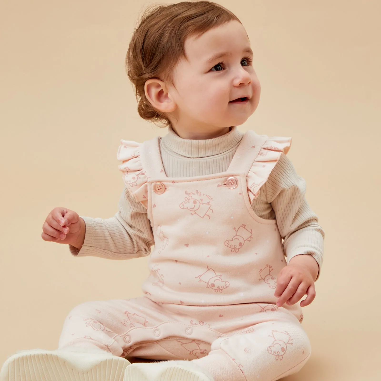 Peppa Pig Frilled Overalls