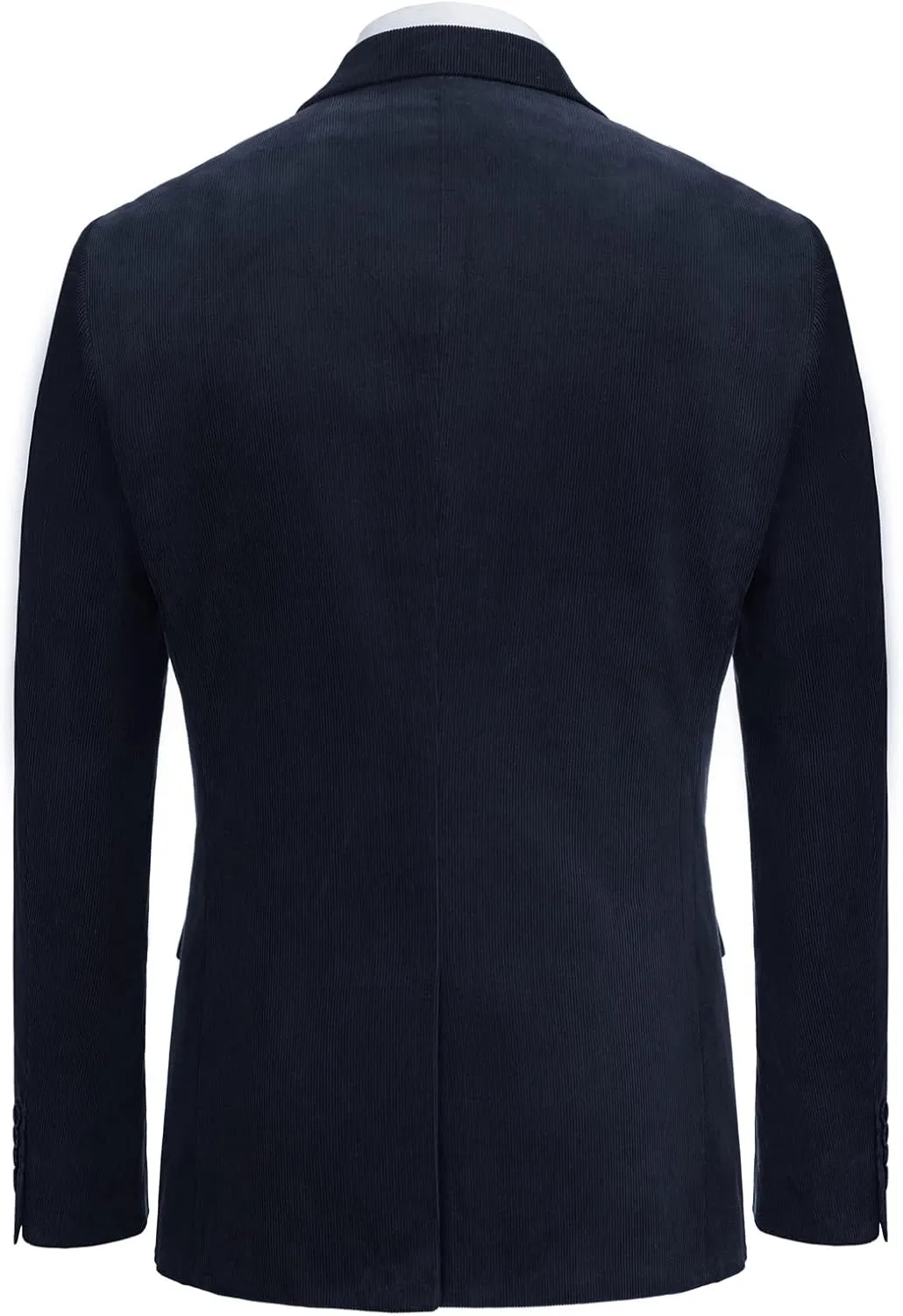 PJ PAUL JONES Mens Corduroy Blazer Jackets Slim Fit Two Button Casual Sports Coat