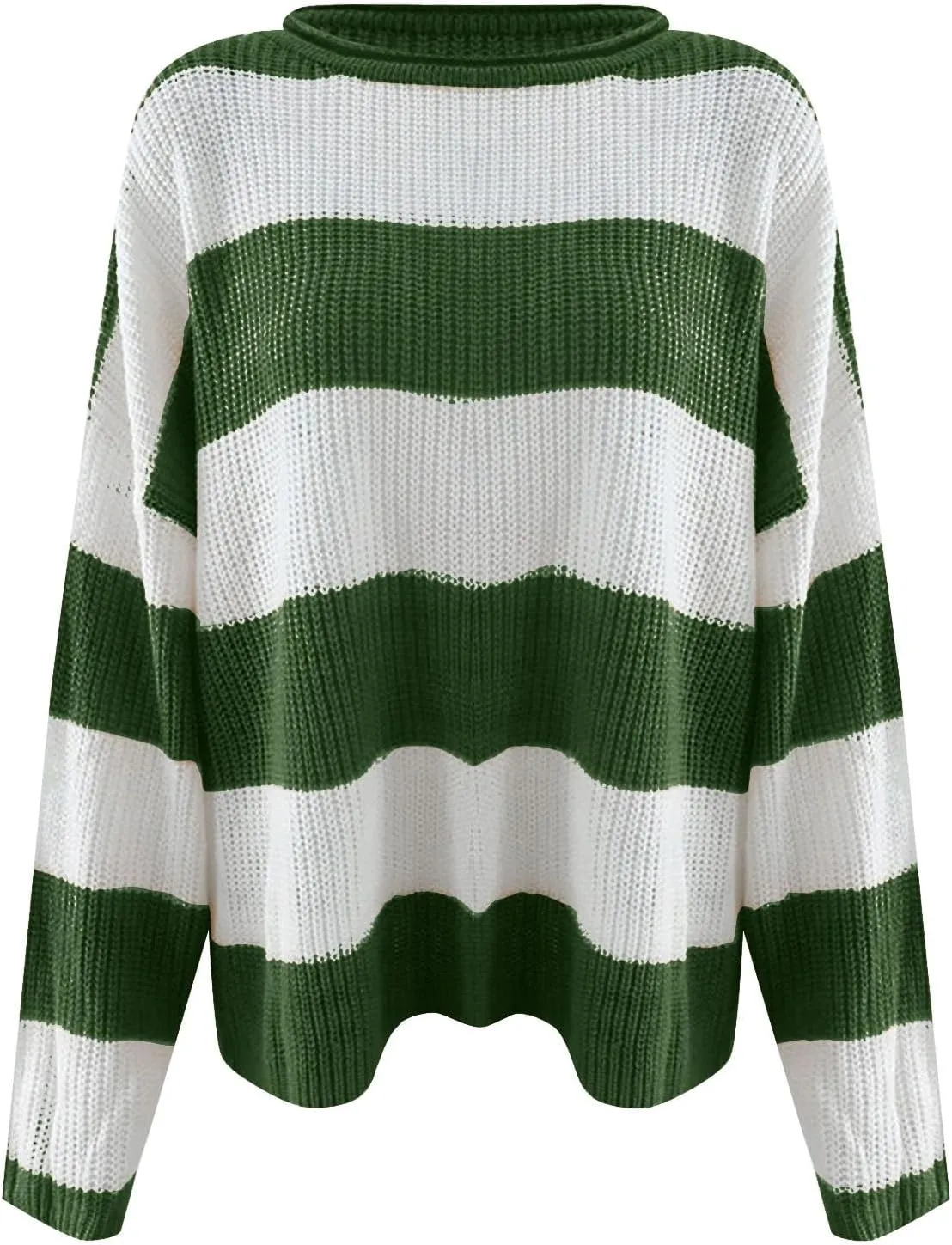 Pullover Sweaters for Women Cable Knit Color Block Sweater Crewneck Sweatshirt Long Sleeve Jumper Womens Fashion Top
