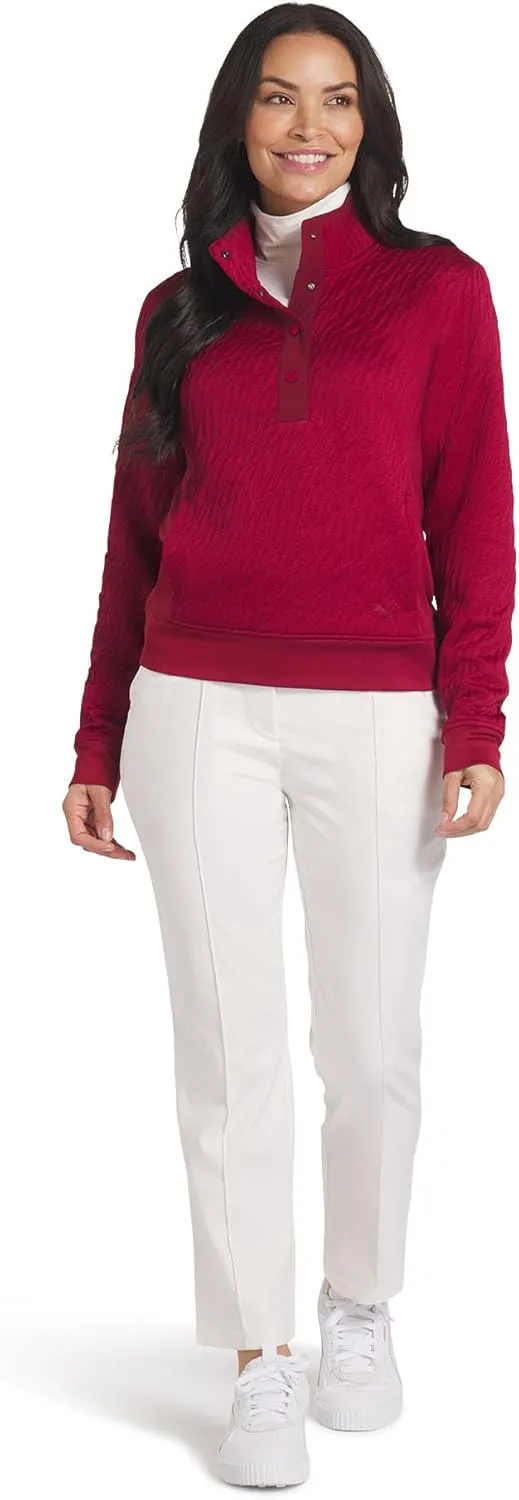 PUMA Women's Jacquie Snap Pullover