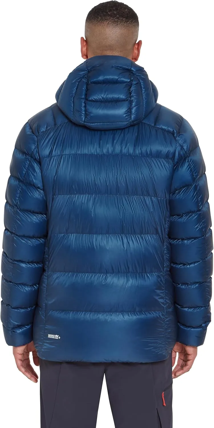 Rab Men's Mythic Ultra Jacket Down Windproof Hooded Coat for Alpine, Climbing, & Mountaineering