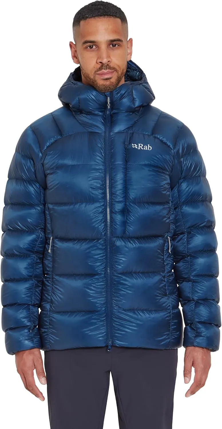 Rab Men's Mythic Ultra Jacket Down Windproof Hooded Coat for Alpine, Climbing, & Mountaineering